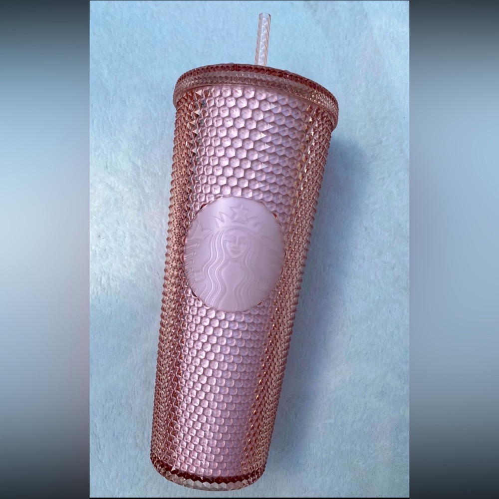 NWT Starbucks Korean Pale Rose Studded Tumbler